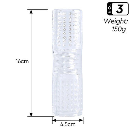 Sex Toy Male MasturbatorCup Sucking Penis Pump Glans Realistic Anal Pussy Vagina G-Spot Stimulator Transparent For Men Adult 18+
