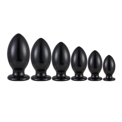 6 Size Buttplugs Anal Beads Balls Cunt Plug Dilatador Anal Plug Sex Toys Small And Big 9.5cm Huge Anal Plug Toys For Women Men