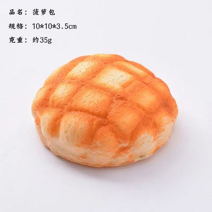 Artificial Bread Pressure Reliever Knead Stress Reliever  toy Fake Food Photography Prop Window Cabinet Model fidget toy gifts