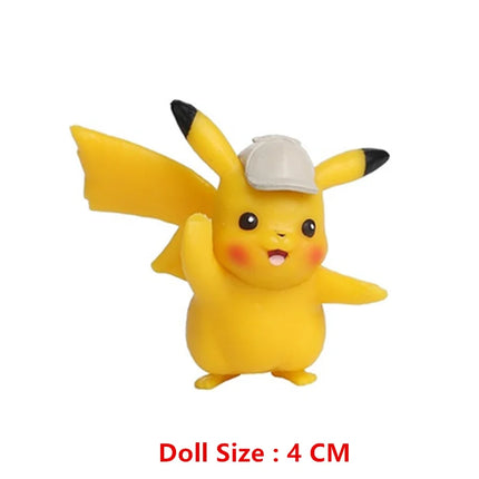 Pokemon Pokeball With Cartoon Movie Anime Figure Pikachu Charmander Eevee Squirtle Vulpix Quality Pet Action Model Toys Gifts