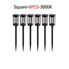 6PCS-Square / Warm White
