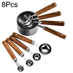 8Pcs Silver
