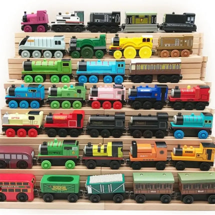 Thomas And Friends Wooden Railway Toy Lady Percy Mike Rosie Edward Donald Gorden Emily Train Truck Carriages Birthday Christmas