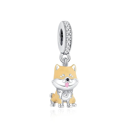 925 Sterling Silver Charms Beads Original Japanese Doll Fortune Cat Charm Fit Brand Bracelets Bangles DIY Jewelry For Women
