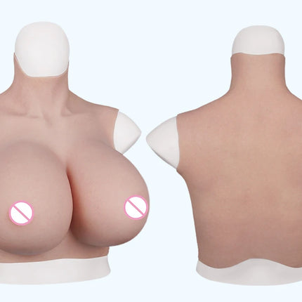 U-CHARMMORE New Process With Bloodshot Design Soft Silicone Breast Forms No-Oil Realistic Boobs For Transvestites