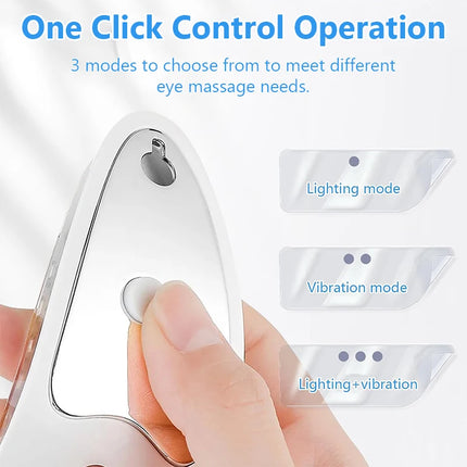 Red Light Theraphy Eye Massager Eyecare Glasses Eye Fatigue Relaxing Dark Circles Puffiness Wrinkles Reduction Beauty Care Tools