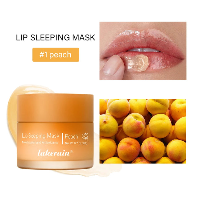 Lip Sleeping Mask Nourishing Overnight Lip Treatment Vitamin C Moisturizer Butter Hydrating Dry Flaky Lips Skin Care