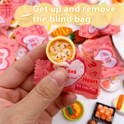 40 Pieces Of Mini Resin Candy Blind Boxes Food Accessories Home Crafts Decoration Cake Blind Bags Randomly Gited As Gifts