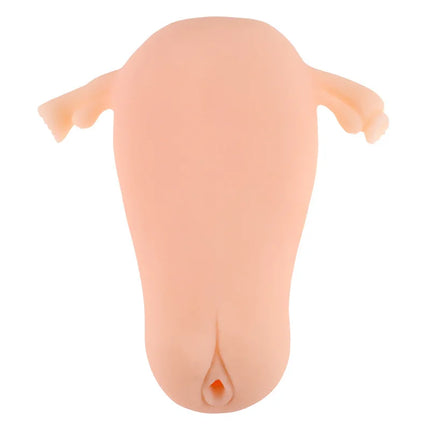 Realistic Women Uterus Vagina Masturbation Device Aircraft Cup Penis Simulation Pocket Pussy Breast Ball Adult Sex Toys for Man