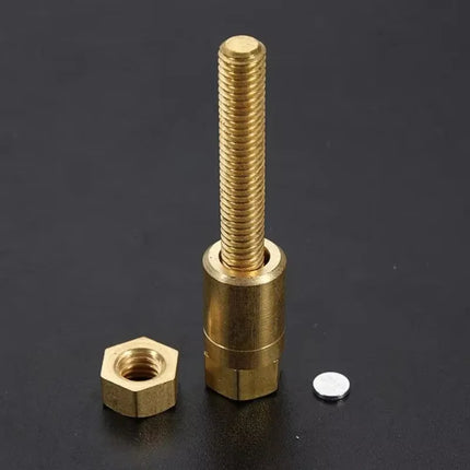 Magic Mind Screw - Auto-Rotating Nut Off Bolt Close-Up Trick | Micro Psychic Gimmick Props for Magicians (Magia) Professional