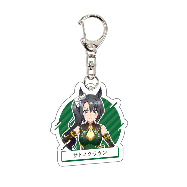 Fans gifts Anime keychains Acrylic Stand Ornaments Uma Musume Pretty Derby Oguri Cap Silence Suzuka Agnes Tachyon Clear Bliss