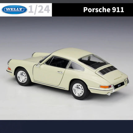 WELLY 1:24 1964 Porsche 911 Alloy Classic Sports Car Model Diecasts Metal Vehicles Car Model High Simulation Childrens Toys Gift