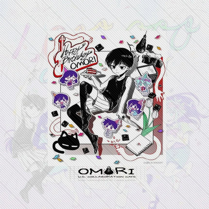 game omori 15CM Acrylic Stand Model Cosplay Characters Ornament Accessories Goods Christmas Gifts