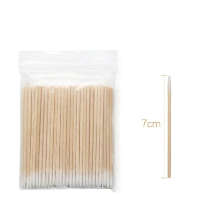 Cleaning Stick Nail Sprout Wooden Cotton Head Manicure Details Correction Nail Polish Makeup Remover Art Tool