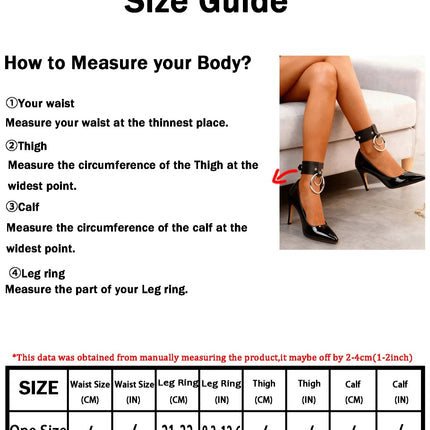 Women PU Leather Ankle Strap Fashion Street Style Fetish Ankle Strap Gothic Bdsm Bondage Anklet Nightclub Erotic Accessories