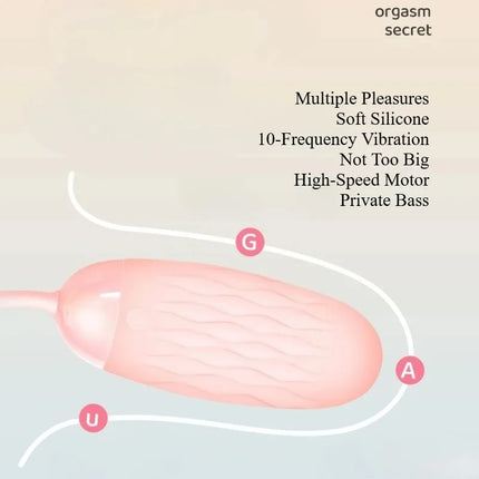 New 10 Frequency Jumping Egg Vibration Remote Control Vibration Massage Female Masturbation Orgasm Apparatus Couple Sex