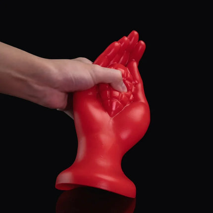Red Fist dildo anal plug suction cup buttplug big hand stuffed butt plug large penis fist masturbators 18+sex toys for men women