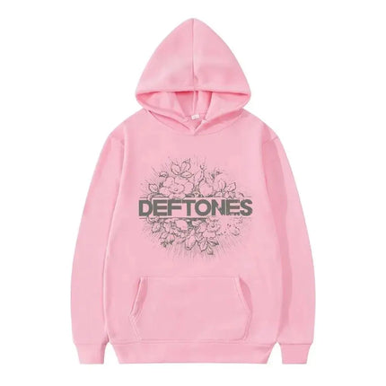 New Deftones Fashion Prevalent Print Hooded Men Women Plus Size Hoodies Retro Punk Sweatshirt Unisex Personality Streetwear