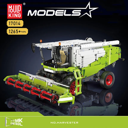 Mould King 17014 Technical Car Toys The Remote Control Harvester Building Block Enginerring Truck Brick Set Kids Christmas Gift