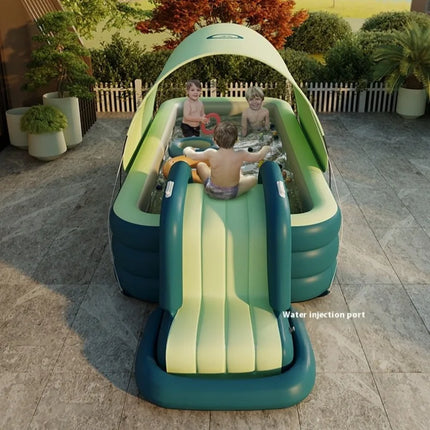 Summer Outdoor Inflatable Toys Pool Household Fully Covered Sunshade Swimming Pool Family Interactive Inflatable Toys Model