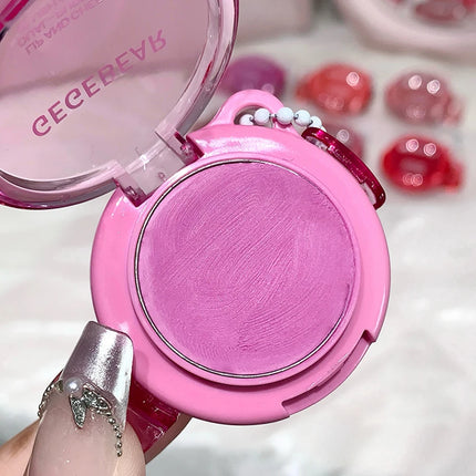 Gege Bear Multi-use Matte Blush Cream, Dual Purpose Lip and Cheek Tint, Long-lasting Single Shade Blush for All Skin Types