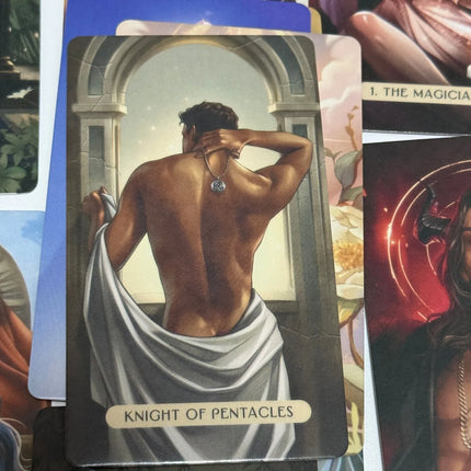 The Love and Lust Tarot English Version 78-Card Deck for Passion, Intimacy & Soulful Love Readings 10.3*6cm