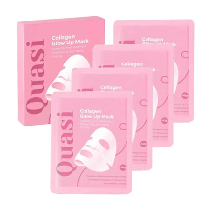 Quasi 3D Lifting Skincare Set Korean Night Cream Serum Face Mask Overnight Deep Hydration Firming Brightening Pore Minimizing