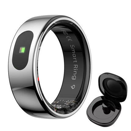Smart Ring for Women Men Heart Rate Blood Oxygen Monitor Temperature Sleep Tracker Camera Control 5ATM Waterproof Multi Sports
