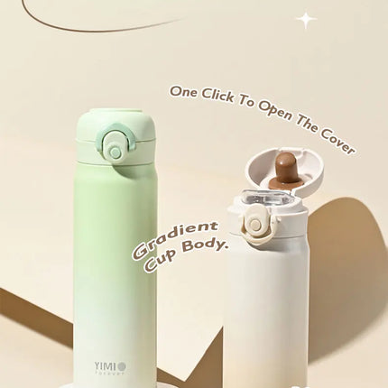 500ml large capacity thickened 316 stainless steel vacuum Thermal insulation portable Tumbler Thermos Water bottle Coffee cup