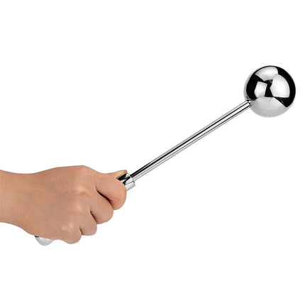 Metal hand-held ball anus plug, anal dilator anus toy, suitable for men and women, adult sex toy