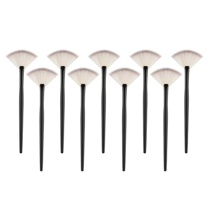 Professional Handmade Makeup Brushes Soft Saibikoho Goat Hair Small Fan Highlighter Eye Shadow Brush Ebony Handle Make Up Brush