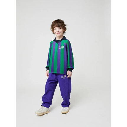 Boys and Girls Sports Set 2026 Spring Summer BC New Fashion Cartoon Printed Top Cotton Casual Boys' Sports Shirt Children's Wear