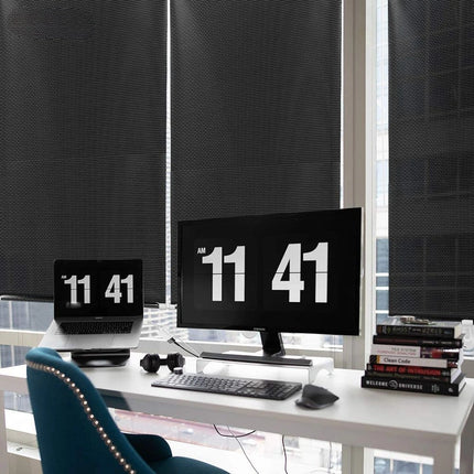 1pc Nail-free Suction Cup Roller Blinds Retractable UV Proof Blackout Curtains Black/Silver Sun-shading Roller Blinds For Car