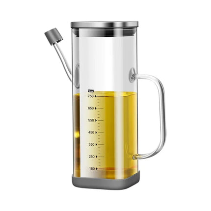 High Borosilicate Glass Oil Bottle Kitchen Essential Non Drip Oil Bottle for Vinegar Soy Sauce and Cooking Oil