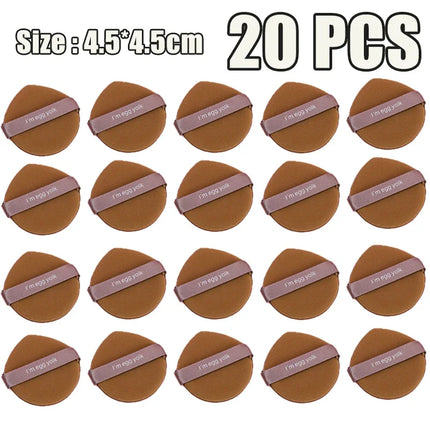 1-20pcs Sponge Air Cushion Cosmetic Puff Double Side Soft Beauty Makeup Puffs Dry and Wet Use BB Cream Foundation Cosmetics Tool
