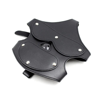 SM Leather Padded Hood Blindfold Head Harness Mask Mouth Gag Balls BDSM Bondage Sex Toys For Couples 18 Adult Erotic Accessories