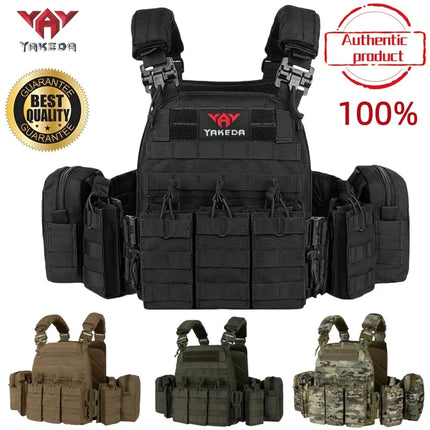 YAKEDA 6094 Tactical Vest - Quick Release Laser Cut System
