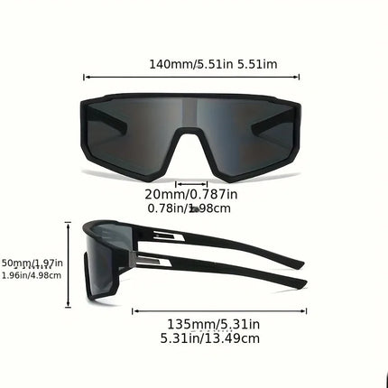 2pcs Unisex Fashion Glasses Durable and Lightweight Stylish Design with Colorful Accents