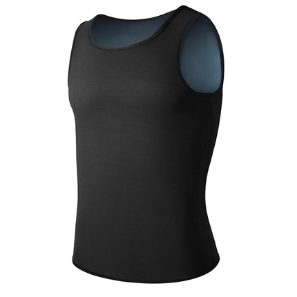 Hot Slimming Sauna Sweat Vest for Men Heat Trapping Pullover Sweat Enhancing Vest Workout Body Shaper Reduce Weight Tank Tops