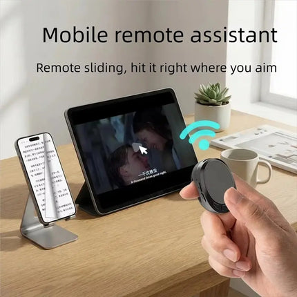 Bluetooth Remote Control Air Mouse Touch And Button Operation Functionality For Selfies, Video Scrolling, Ring Band