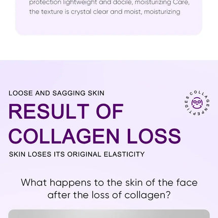 Collagen Anti Wrinkle Facial Mask Anti Aging Fade Fine Lines Firm Skin Moisturizing Brightening Smooth SkinCare Korean Cosmetics