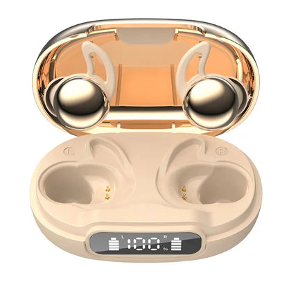 Sleep Bluetooth Earbuds ANC Noise Cancelling with Translation In-Ear Headphones Portable Charging LED Display for Travel Work