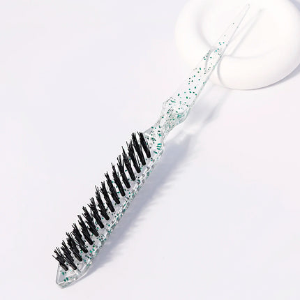 1 shiny hair brush, salon back grooming brush, mouse tail grooming brush, back grooming styling tool, special for real hair wigs