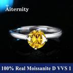 1.0ct with box / SZ-Yellow Moissanite