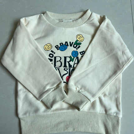 kids sweaters 2025 new autumn boys girls cute print sweatshirts child cotton outwear tops clothing