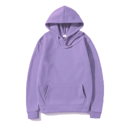 Men's and Women's Solid Color Pocket Hoodies Sports Fitness Sweatshirts Fashionable Casual Pullovers Multi Color