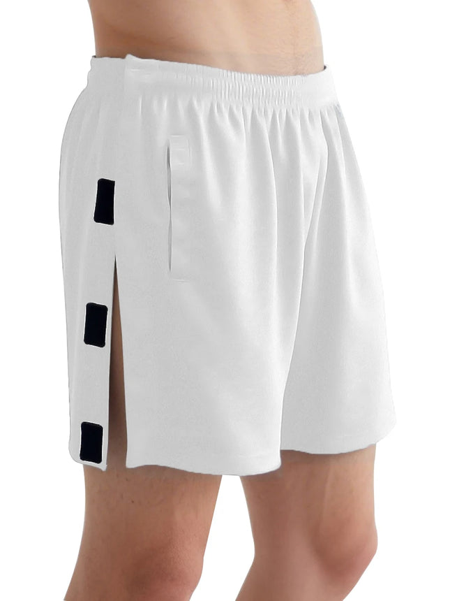 Men's and women's universal hip and knee surgery recovery shorts, men's removable shorts, detachable Velcro snap shorts, adaptiv