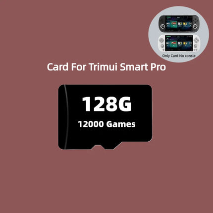 SD Card For Trimui Smart Pro Handheld Game Console 4.96''IPS Screen Linux System Joystick RGB Lighting Smartpro TF Game Card