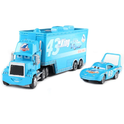 Pixar Cars Storm Jackson Truck Lightning McQueen Racing Toy Car 2 Car 3 1/55 Ratio Die Casting Mack Model Birthday Gifts