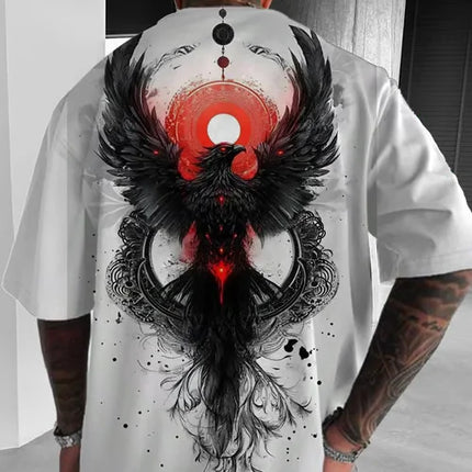 Men's and Women's Summer Fashion 3D Print Japanese Anime Printing T-shirt Casual Polyester Round Neck Casual Short Sleeve Tees